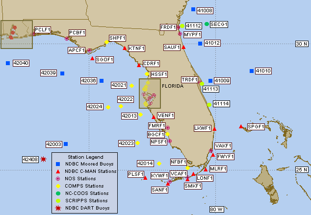 Florida Gulf Buoy Data